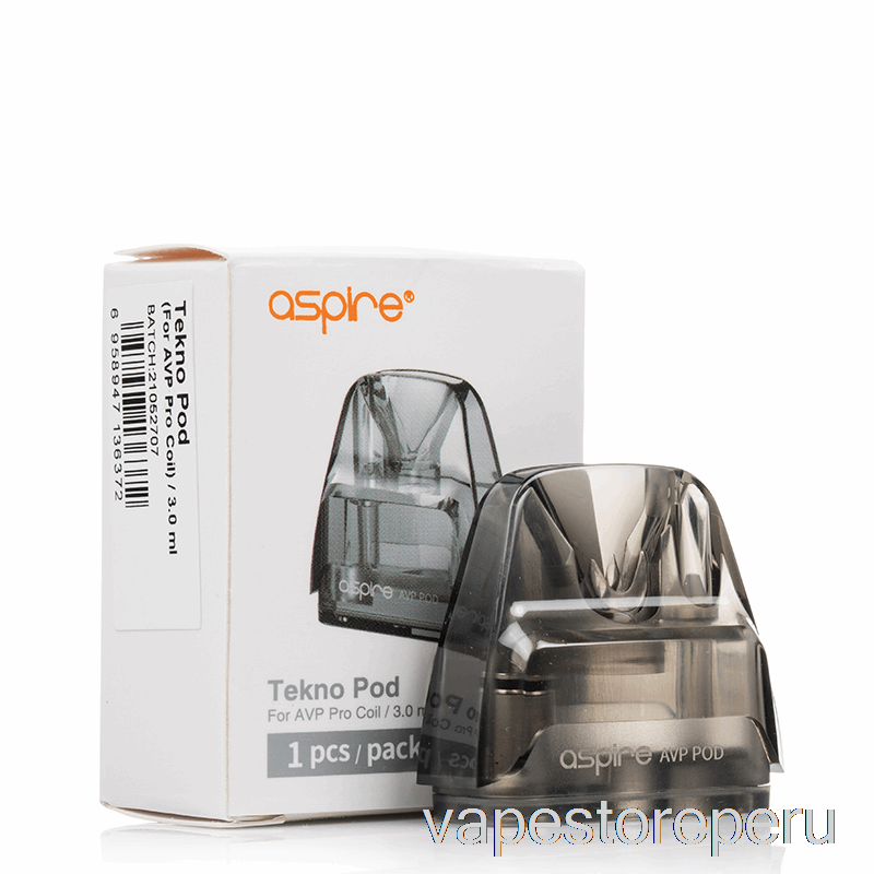 Vape Peru Aspire Tekno Cápsulas De Repuesto [avp Pro] Cápsula De 3,0 Ml - Bobina No Incl.